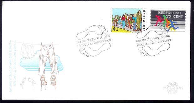 NEDERLAND 1976 FDC E150 Sports F1945 - FDC