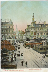 Elberfeld-Barmen  Schwebebahn.  Döppersberger Brücke. - Wuppertal