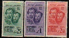 Serie 1944 Republique Sociale Italiana 41-43 - Ungebraucht