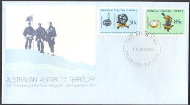 Australian Antarctic Territory FDC - Magnetic Pole Expedition 1984 - Sonstige & Ohne Zuordnung