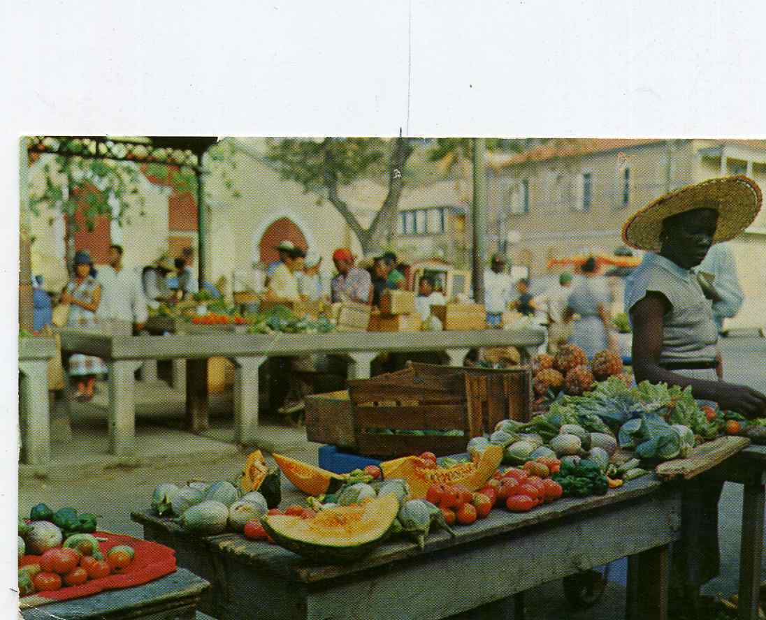 St THOMAS - VIRGIN ISLANDS - MARKET PLACE - Jungferninseln, Amerik.