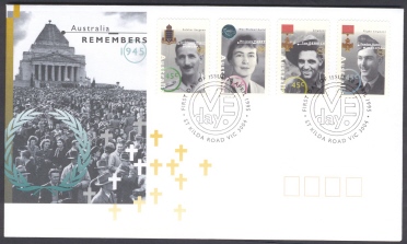 Australia 1995 FDC: Australia Remembers - Block Of 4 - Other & Unclassified