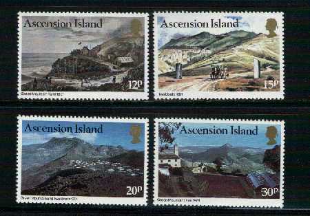 ASCENSION 1981 Mint Stamps Green Mountain Farm 271-274 #2067 - Ascensión