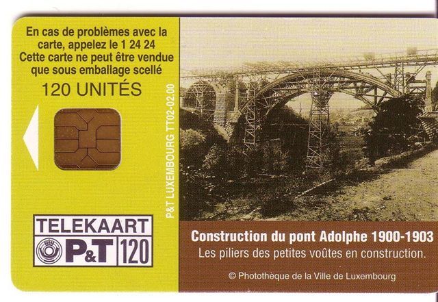 Bridge – Pont - Brucke - Bridges – Ponts - Pontes - Ponte – Puente – Bruecke - Luxembourg TT 02 - 02.00 - Luxemburg