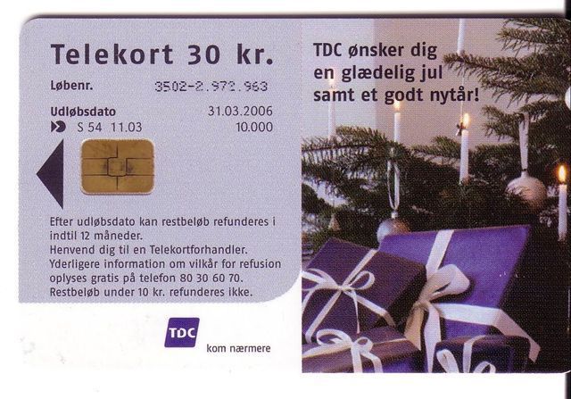 Christmas Tree - Natale - Nadal - Navidad - Noel - Weihnachten - Denmark Rare Card , Only 10.000 - Noel