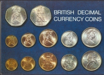 British Decimal Currency Coins - Monete (rappresentazioni)