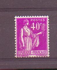 France  - N° 281 * - 1932-39 Paix