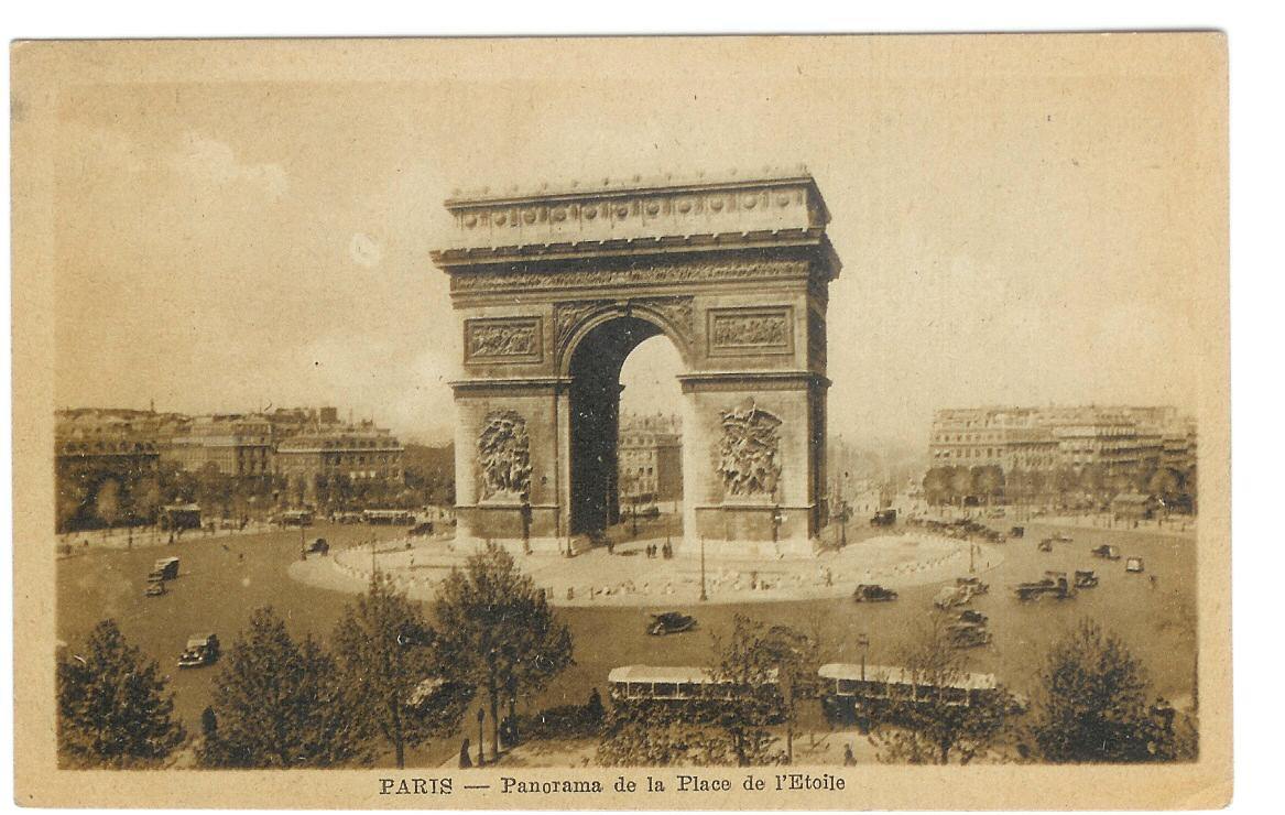 PARIS Panorama De La Place De L'Etoile - Arrondissement: 17