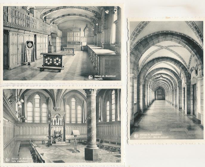 Maredsous Abbaye Interieur 5 Pcs (c676) - Anhée