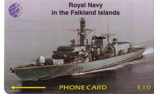 War Ship – Boat – Bateau – Warship -military Ships– Paquebot – Navire De Guerre - Boats -navy Falkland Isl.(code 59CFKC) - Islas Malvinas