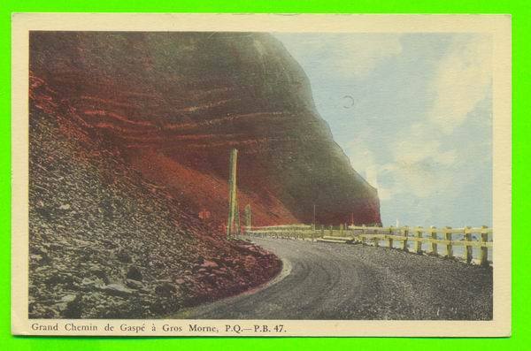 GASPÉ, QUÉBEC - GRAND CHEMIN À GROS MORNE - - Gaspé