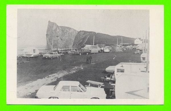 PERCÉ,QUÉBEC - CAMPING DE LA PLAGE BIARD´S - ANIMÉE - CARTE À VOYAGÉE - - Percé