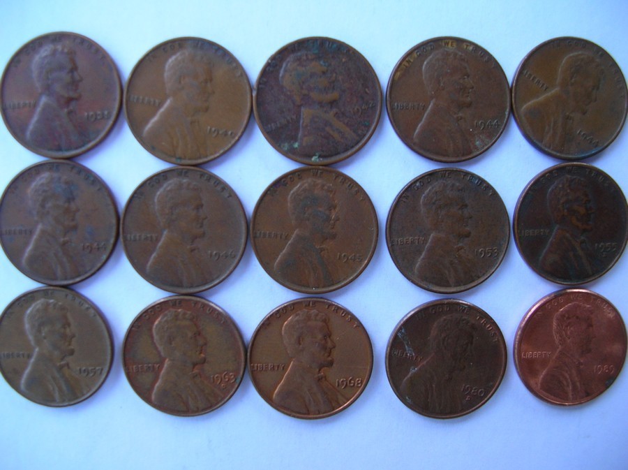 LOT DE 16 CENT USA 1935-1989 - Other & Unclassified