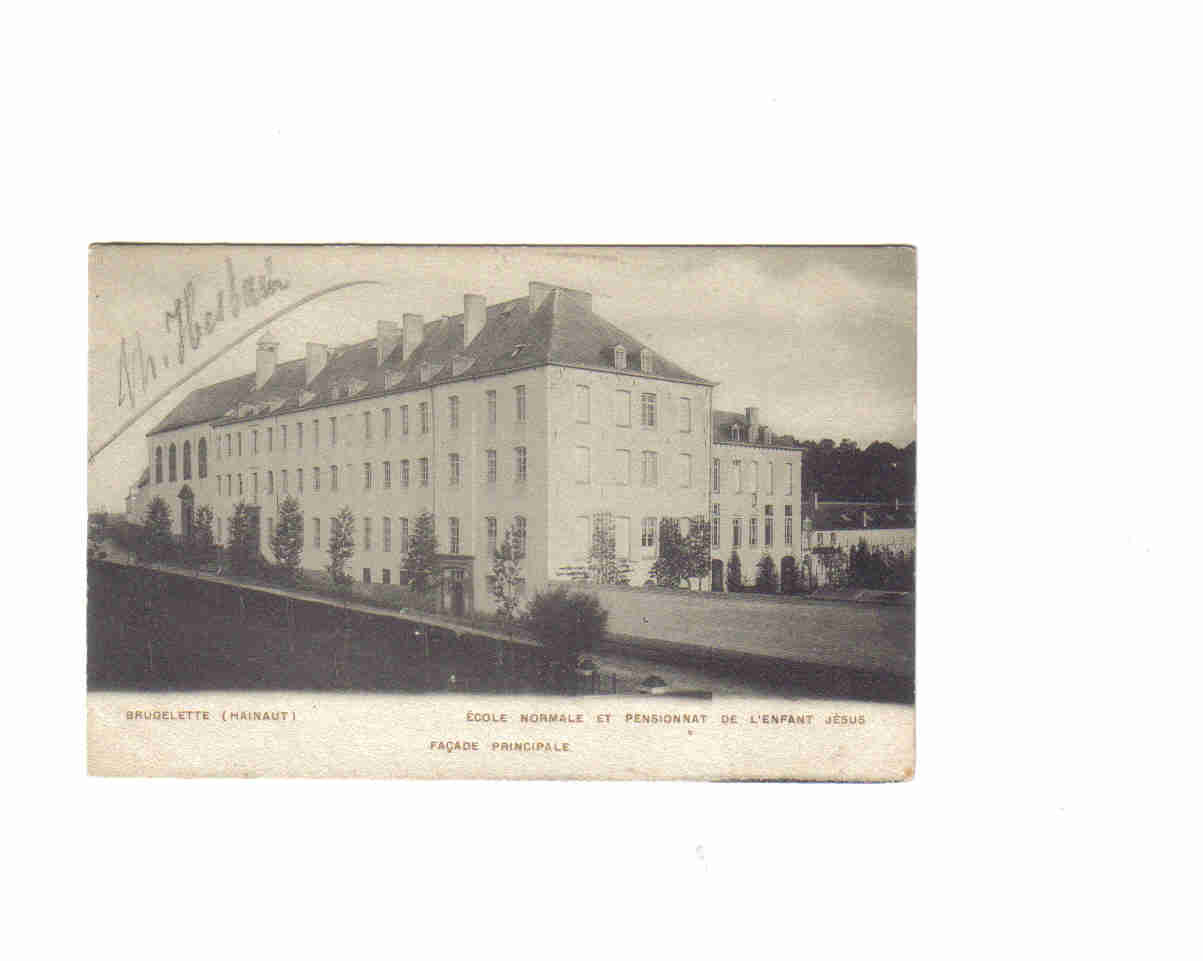 Brugelette école Normale Facade Principale 1905 - Brugelette