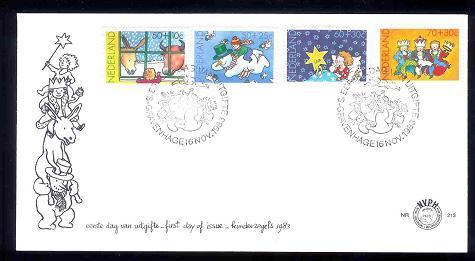 NEDERLAND 1983 FDC E213 F2018 - FDC