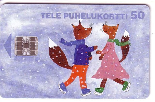 Finland - Finlande - Snow - Painting - Wolf - Fox - Finnland