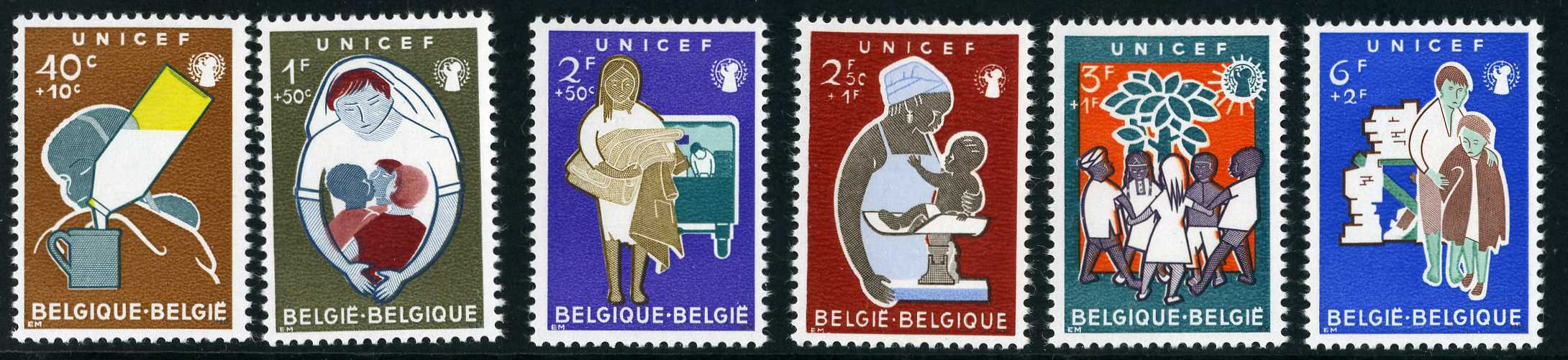 Belgique N° 1153-1158  ** - Nuevos