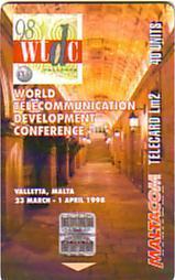 MALTE MALTACOM WTDC PHOTOGRAPHIC EXIBITION 1998 40U 20000 EX - Malta