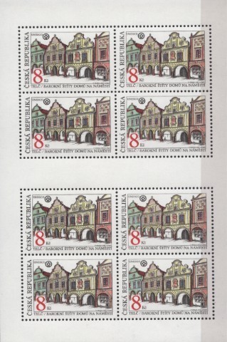 Czech Republic Sheetlet Of 8 Stamps. Year 1994, Mi.39  Mint.* - Autres & Non Classés