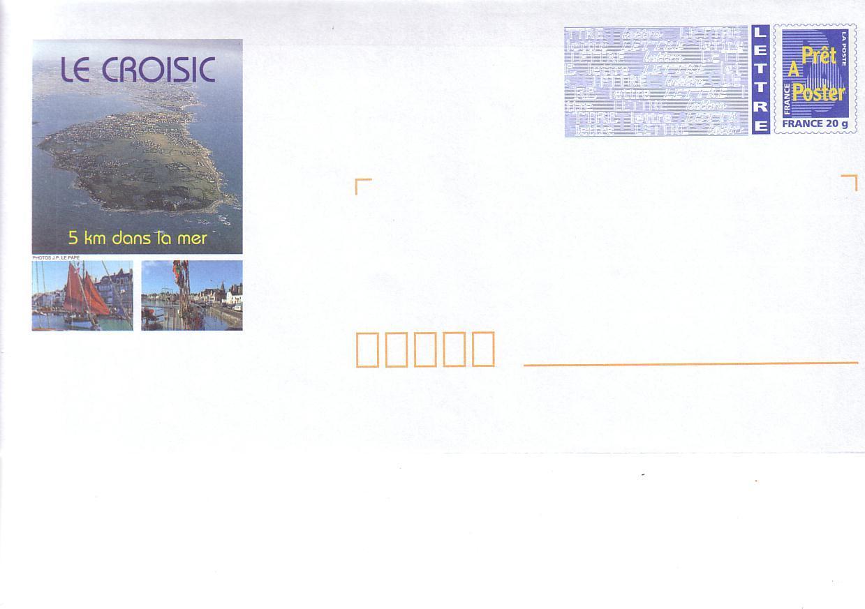 PAP LE CROISIC (LOIRE ATLANTIQUE) Format RECTANGULAIRE - PAP: Ristampa/Logo Bleu