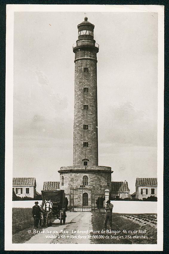 56 - BELLE-ILE-EN-MER. Le Grand Phare De Bangor, 46 M De Haut. - Belle Ile En Mer