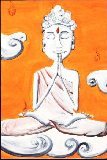 Art Drawn Buddha - Buddhismus