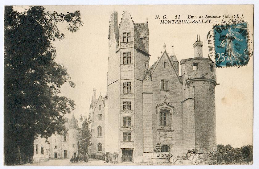 49 - MONTREUIL-BELLAY. Le Château. - Montreuil Bellay