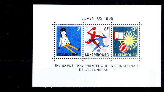 Luxembourg 1969 - Yv.no.BF 8 Neuf** - Blocs & Feuillets