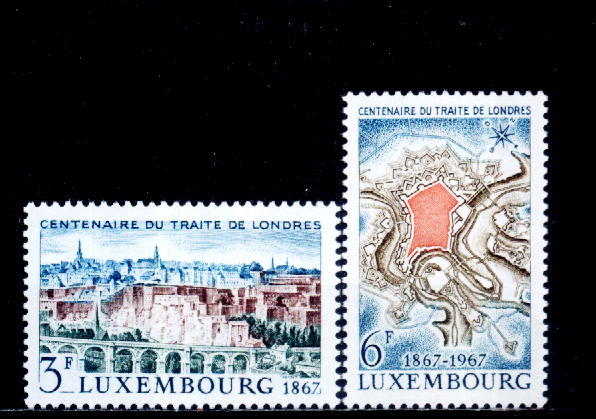 C5186 - Luxembourg 1967 - Yv.no.697/8 Neufs** - Ungebraucht