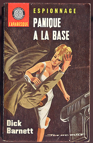 {18001} Dick Barnett . Arabesque Espionnage N°341. EO 1964  " En Baisse " - Editions De L'Arabesque