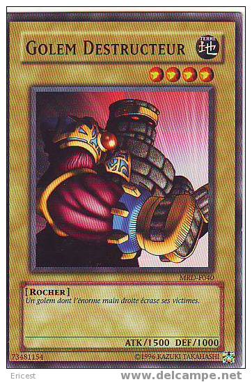 - GOLEM DESTRUCTEUR MRD F040 BON ETAT - Yu-Gi-Oh