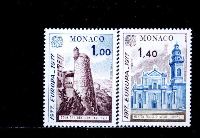 Monaco 1977 - Yv.no.1101/2 Neufs** - 1977