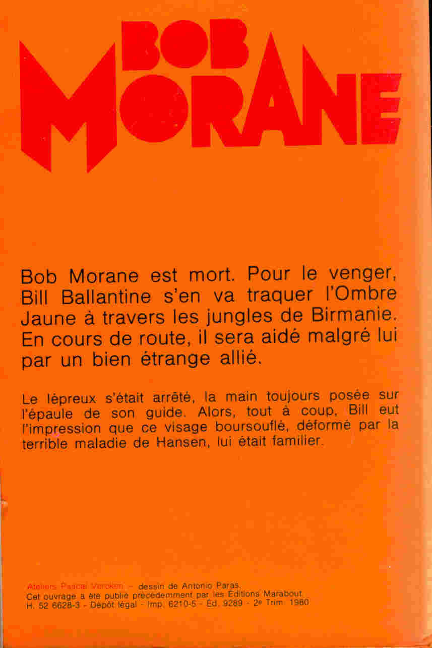 Bob Morane - Le Châtiment De L´ Ombre Jaune - Henri Vernes - Aventure
