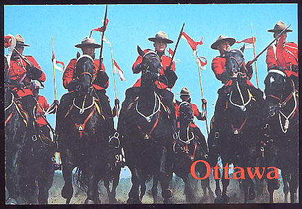 {18782} Carte Postale " Canada , Ontario , Ottawa , La Gendarmerie Royale Du Canada " - Ottawa