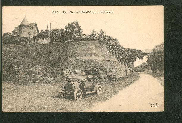 Conflans Fin D´Oise Le Castelet Voiture Ancienne - Conflans Saint Honorine