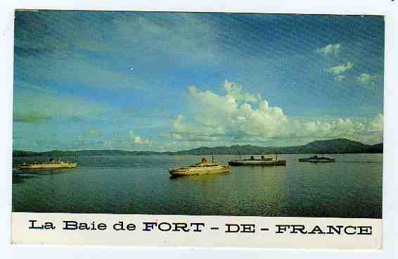 JUI 9721163 Fort De France Navires Sur La Rade N° 123 - Fort De France