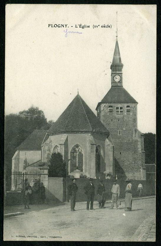 89 - FLOGNY - L'Église (XVè Siécle) Animée - Flogny La Chapelle