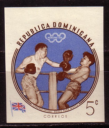 DOMINIQUE - 1956 - Ol.G´s Melborun - 1v Imperf.  MNH - Boxe