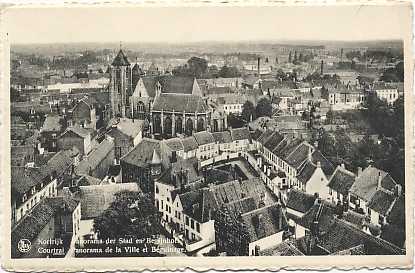 Courtrai ( Kortrijk ) - Panorama De La Ville Et Béguinage ( Panorama Der Stad En Begijnhof ) - Wevelgem