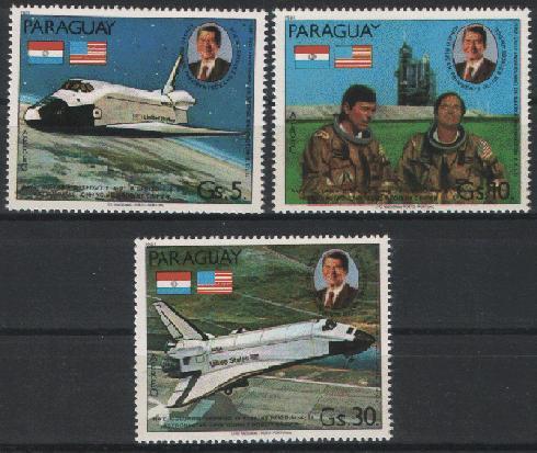 PARAGUAY - 1981 - NAVETTE STS 1 YT PA 879/881 ** - Südamerika