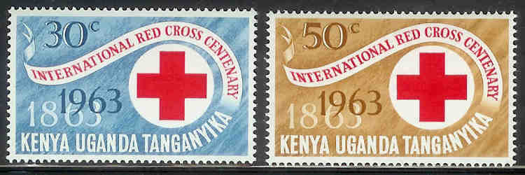 K.U.T. 1963 MNH Stamp(s) Red Cross Cent. 130-131 #4402 - Red Cross