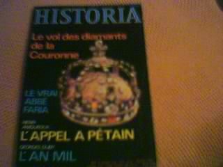 *Historia N° 403 « Le Vol Des Diamants De La Couronne » - Geschiedenis