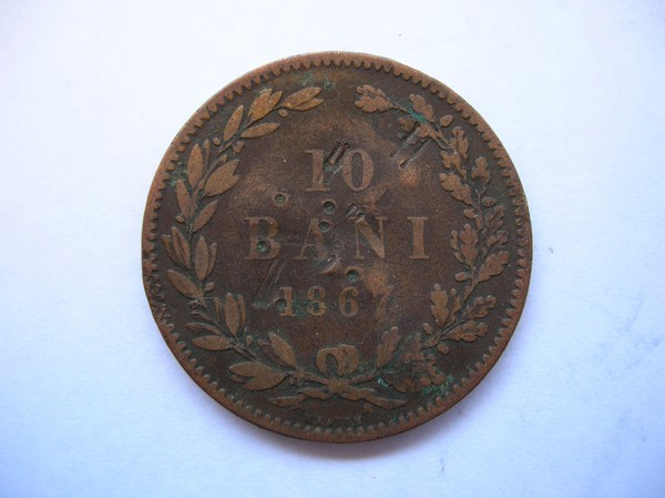 10 BANI De 1867 En état Beau - Romania