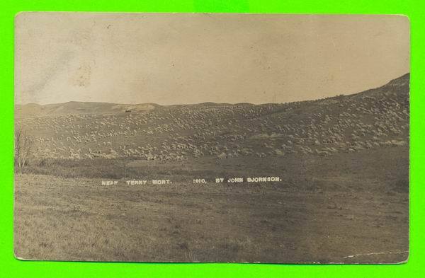 TERRY, MONTANA - IN 1910 - BY JOHN BJORNSON - CARD TRAVEL IN 1913 - - Andere & Zonder Classificatie