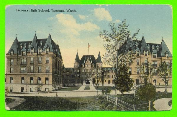 TACOMA,WASH. - TACOMA HIGH SCHOOL - TRAVEL IN 1912 - CENTRAL NEWS CO - - Tacoma