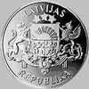 Latvia , Lettland , Lettonia  - 2 Lats / Lati - 1918- 1993.- 75 Years Jubilee Edition - Coin  BU - Lettonie