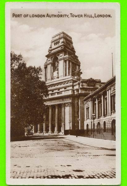 LONDON, UK -  PORT OF LONDON AUTHORITY - TOWER HILL - CARD TRAVEL IN 1940 - - London Suburbs