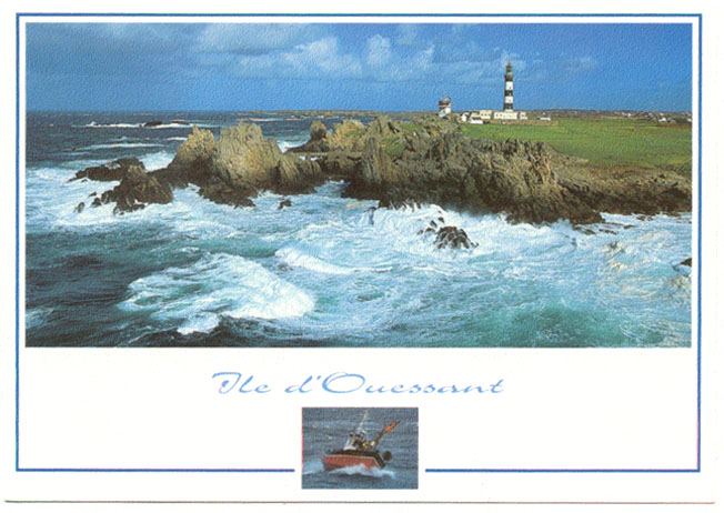 29 - ILE D'OUESSANT  - Tempête Au Phare Du Créac'h - - Ouessant