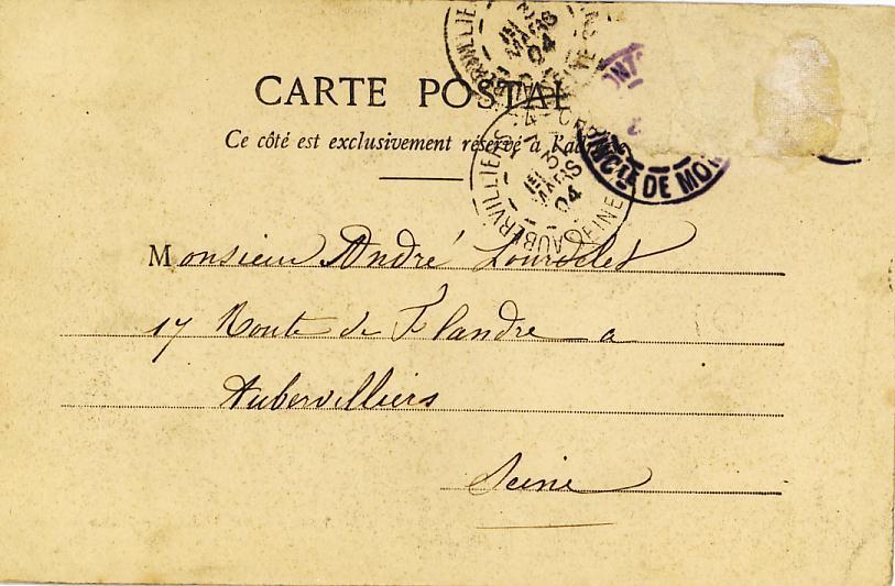 06 - Cap D´Ail - Eden Hôtel - ROute De Nice à Monaco - CPA Précurseur 1904 - Ed Giletta N° 359 - Cap-d'Ail