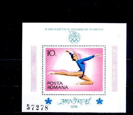 C1940 - Roumanie 1976 - Yv.no.BF 126 Neufs** - Verano 1976: Montréal